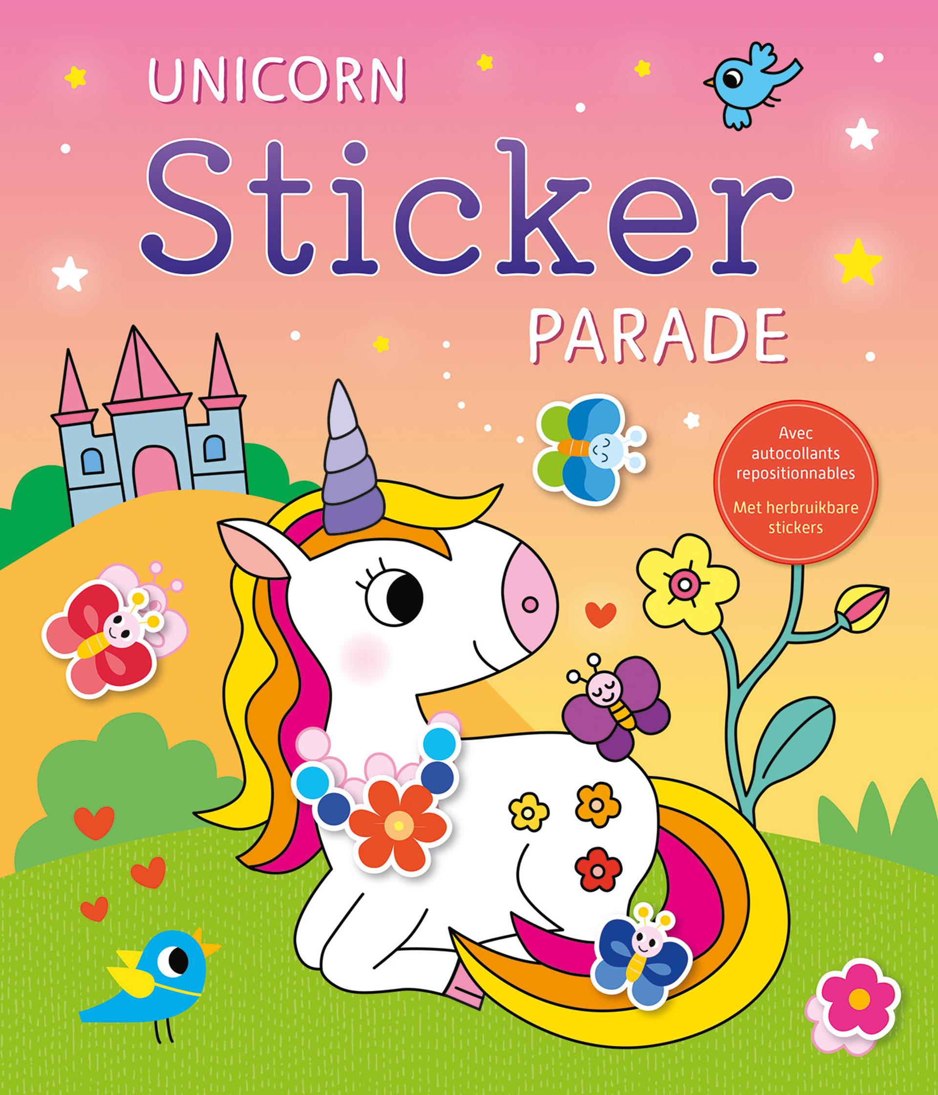 Deltas unicorn sticker parade