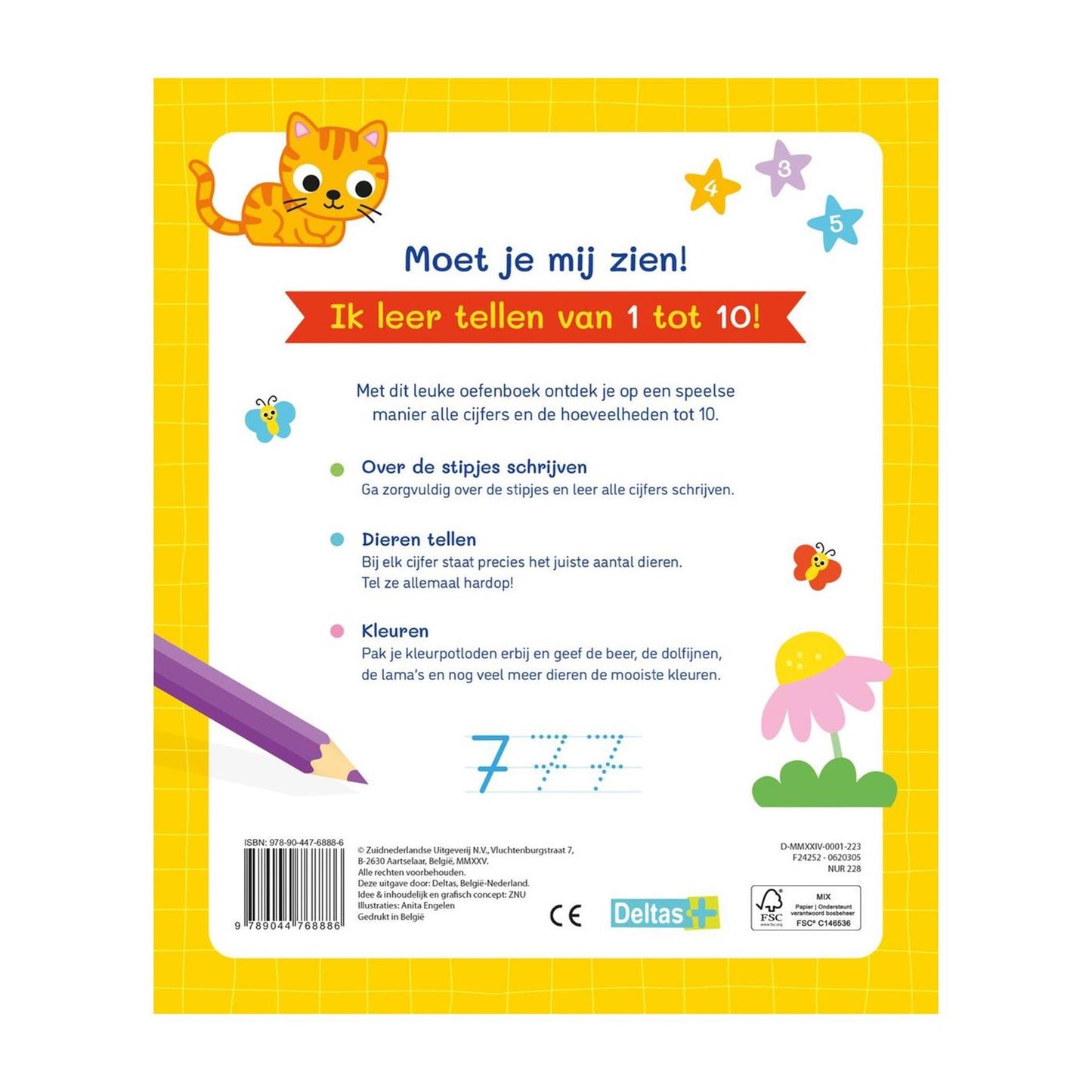 Deltas mijn eerste 1, 2, 3 oefenboek