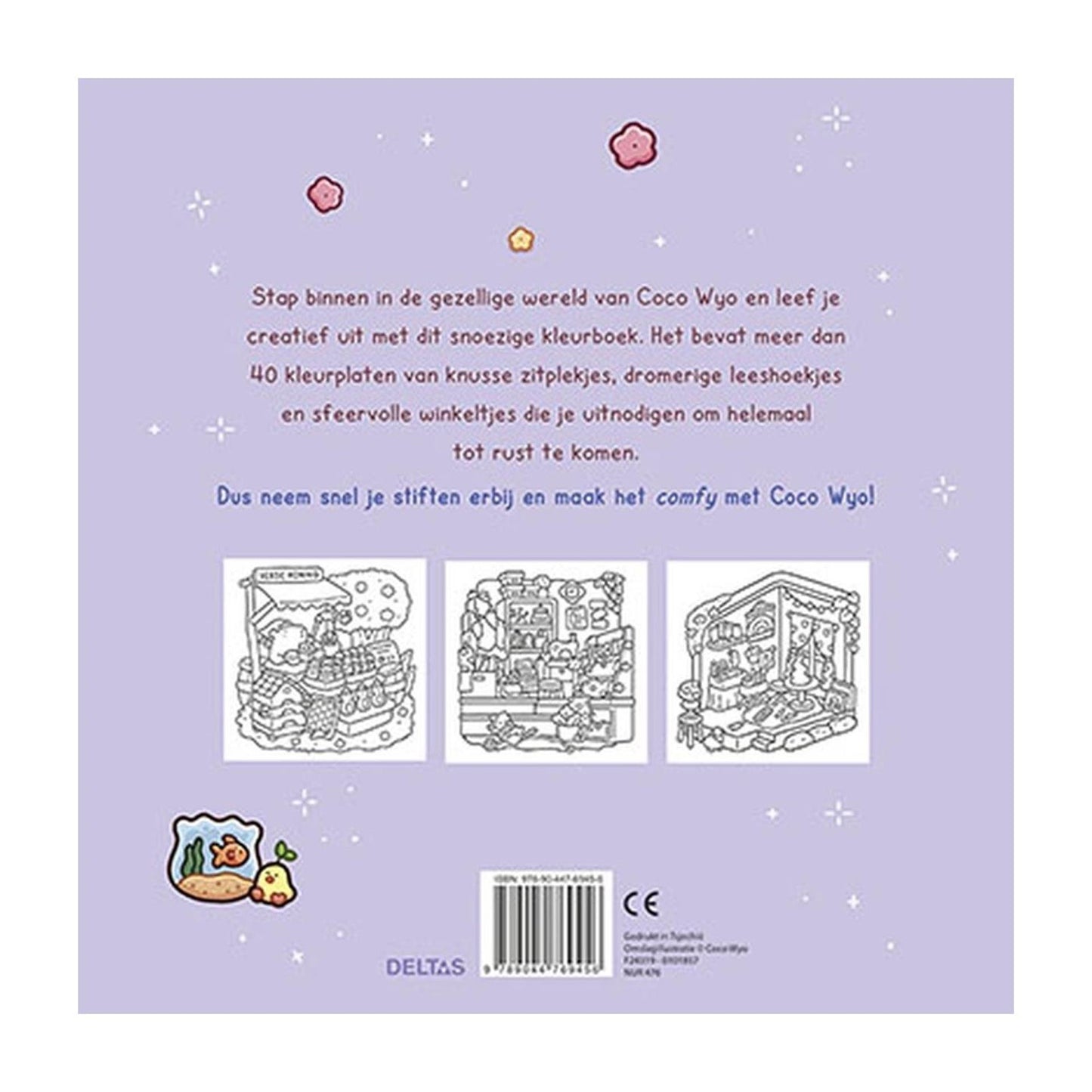 Deltas cozy corner cute comfy kleurboek coco wyo