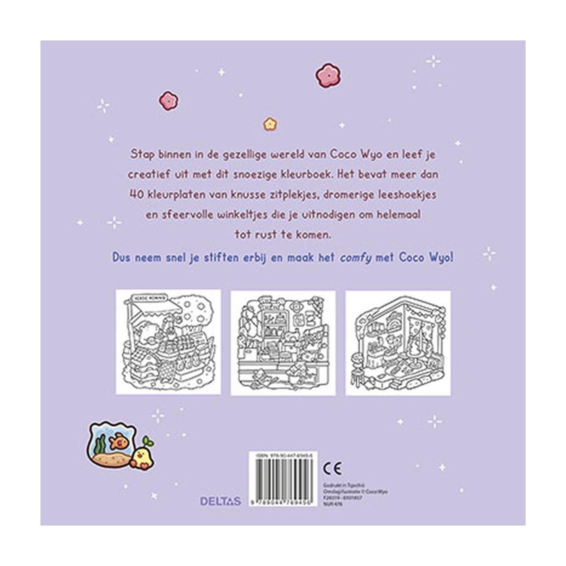 Deltas cute comfy kleurboek coco wyo