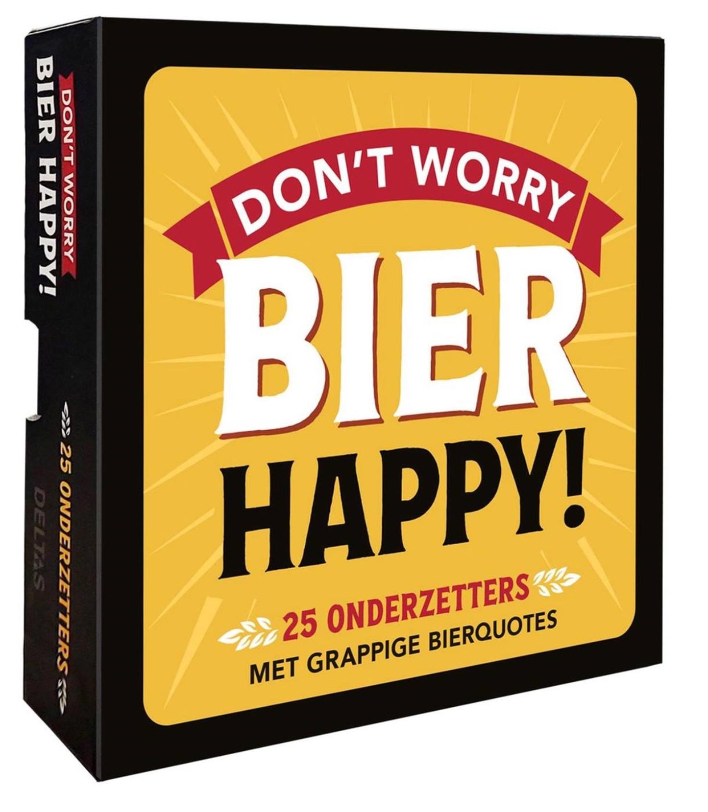 Deltas don't worry bier happy! - 25 onderzetters