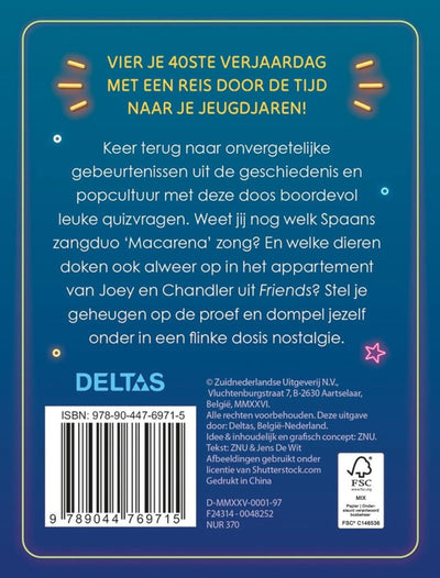 Deltas quiz hoera 40 jaar!