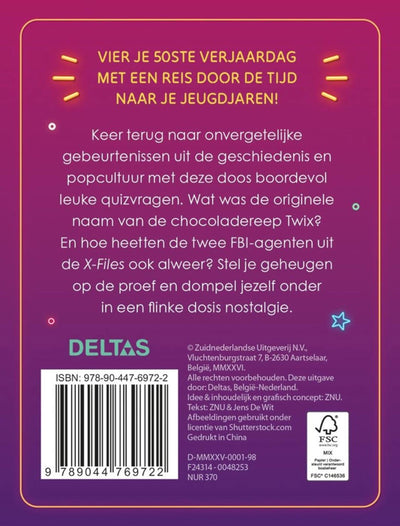 Deltas quiz hoera 50 jaar!