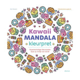 Deltas kawaii mandala kleurpret - afbeelding 1