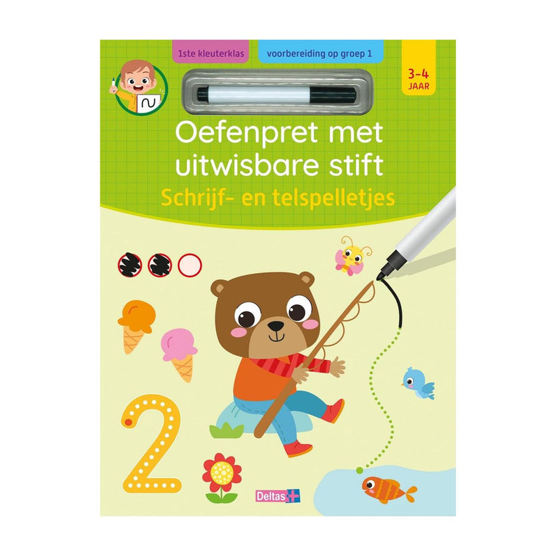 Deltas schrijf- en telspelletjes (3-4 j.)