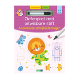 Deltas oefenpret uitwisbare stift - eerste schrijfoefeningen - 4-5 jaar - afbeelding 1