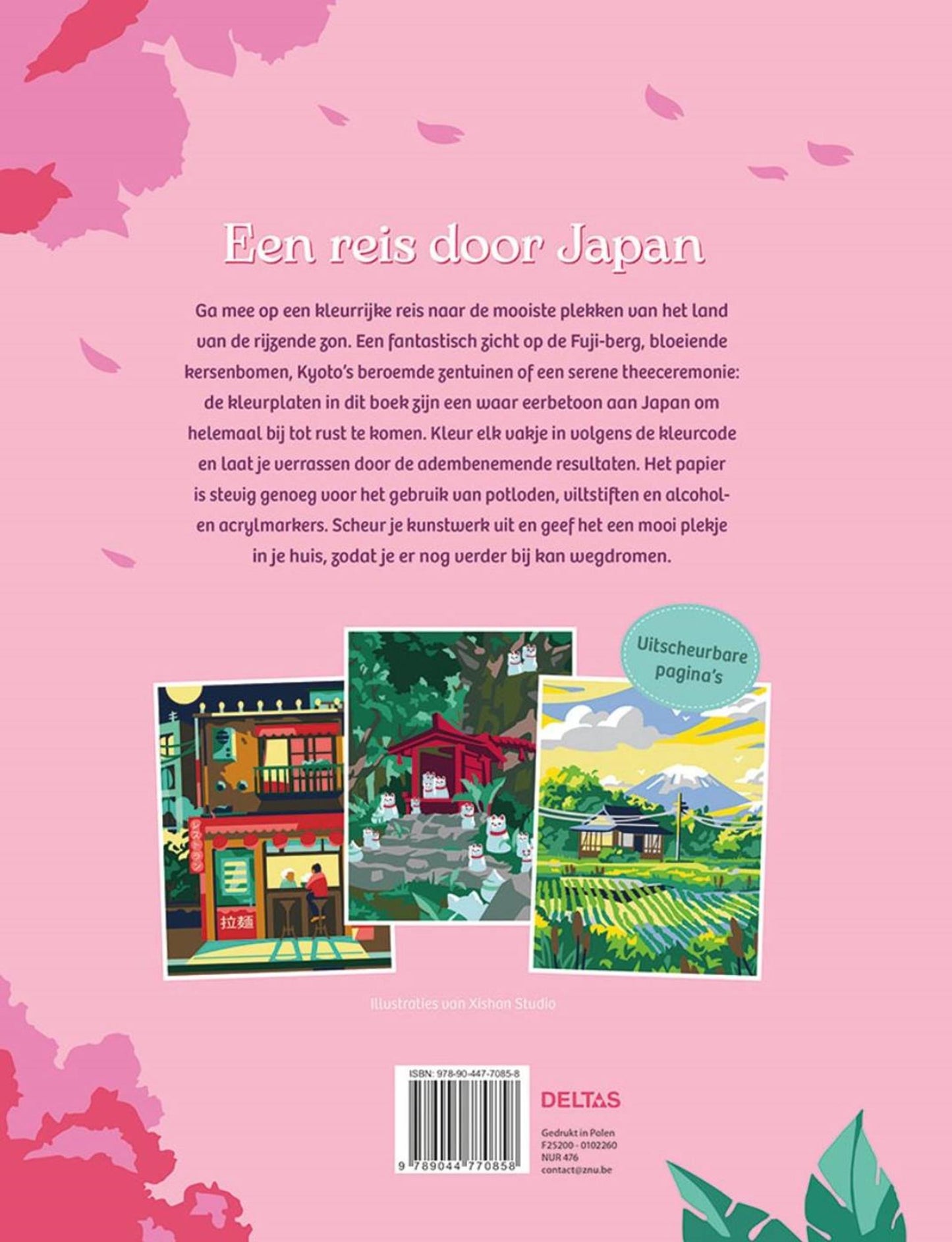 Deltas japan - kleuren op nummer