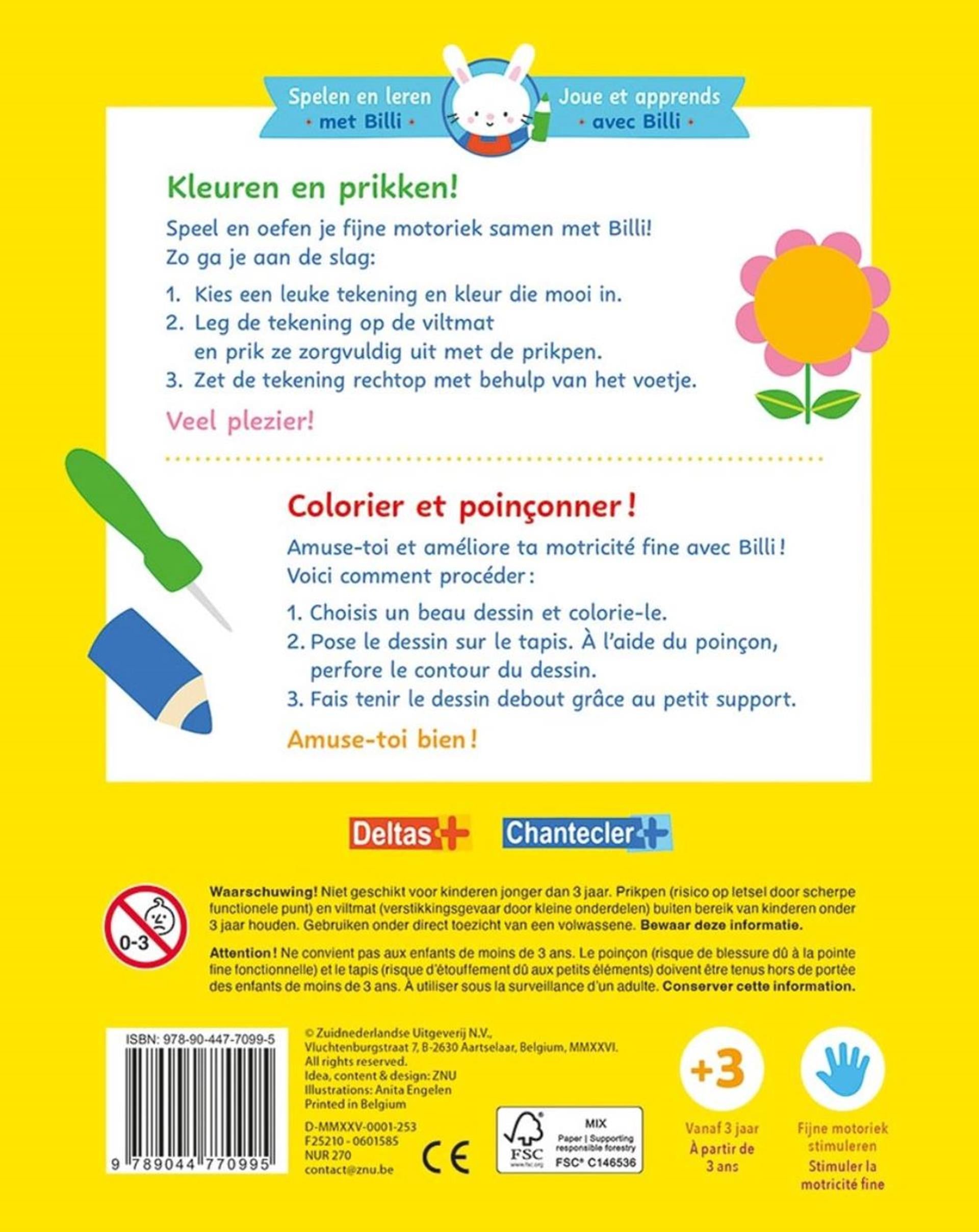 Deltas mijn eerste prikblok - billi