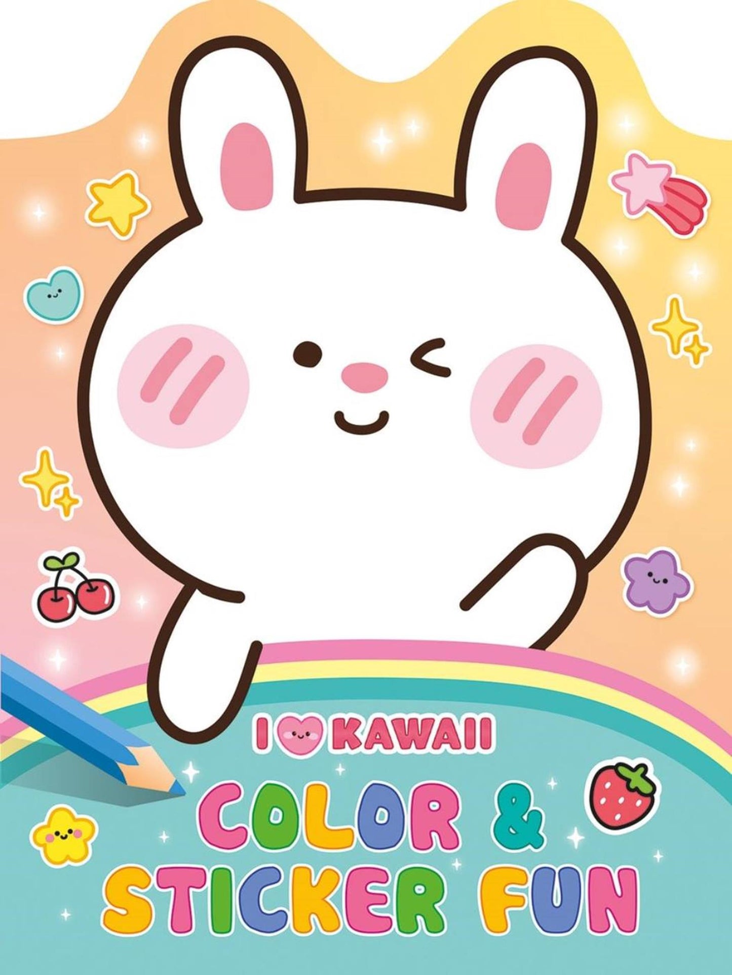 Deltas kawaii color and sticker fun kleurboek