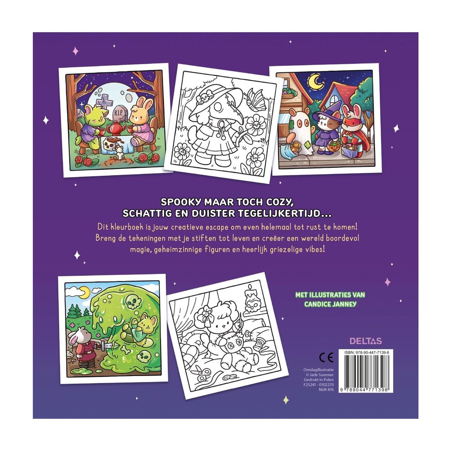 Deltas spooky moments - cozy kleurboek