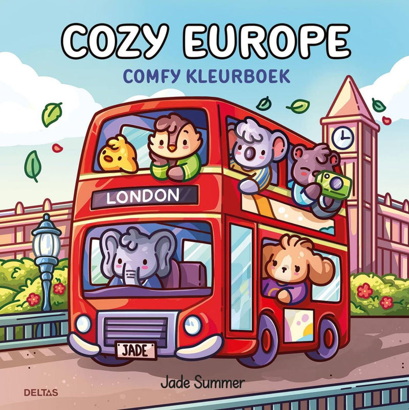 Deltas cozy europe comfy kleurboek jade summer