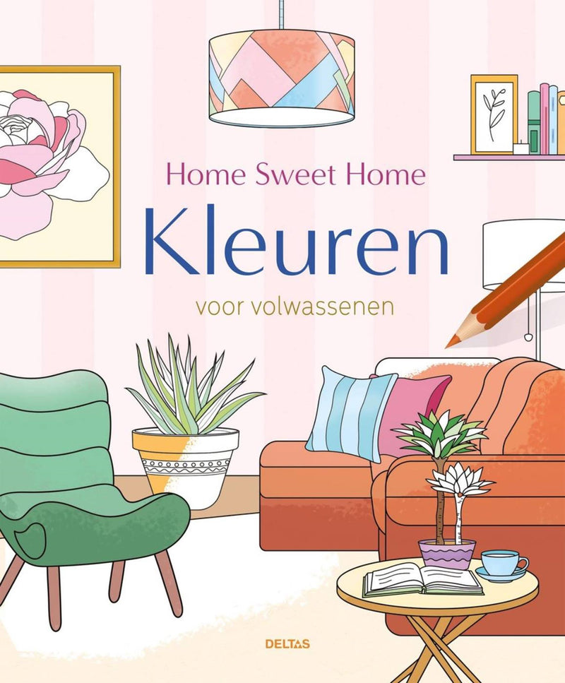 Deltas home sweet home kleuren voor volwassenen