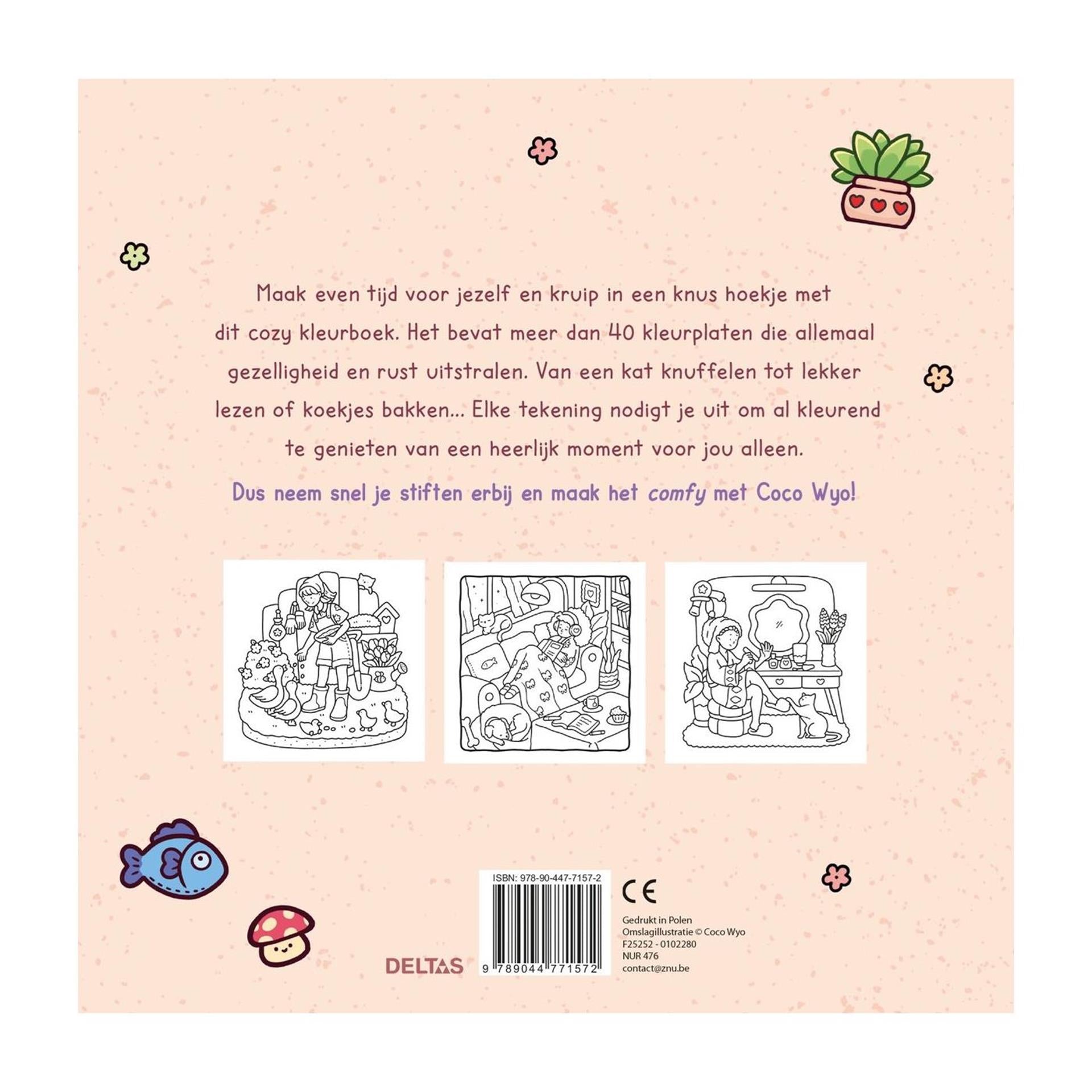 Deltas girly moments cute comfy kleurboek