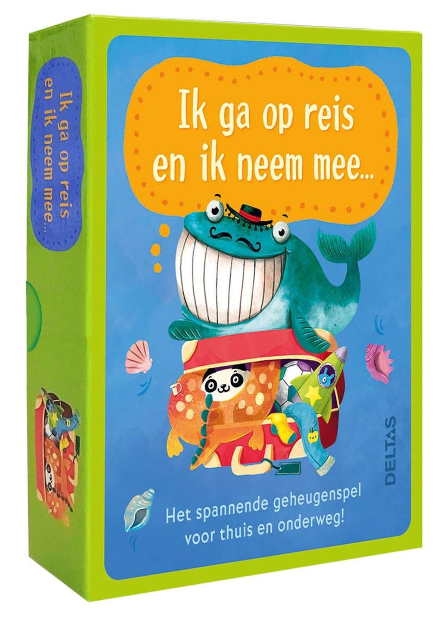 Deltas ik ga op reis en ik neem mee... - raadspel met kaarten