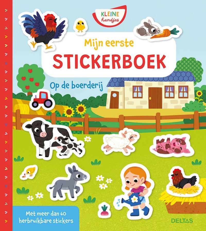 Deltas mijn eerste stickerboek op de boerderij
