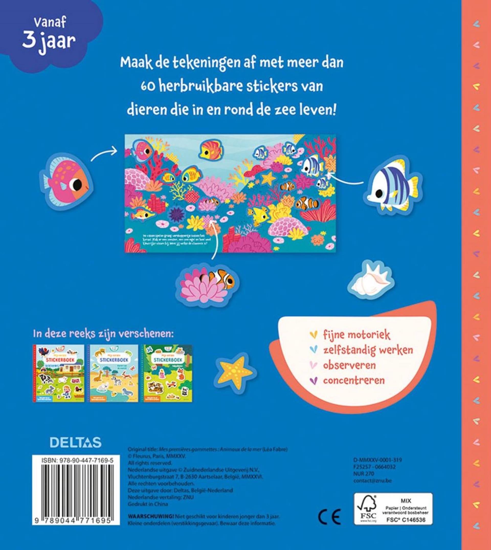 Deltas mijn eerste stickerboek dieren v d zee