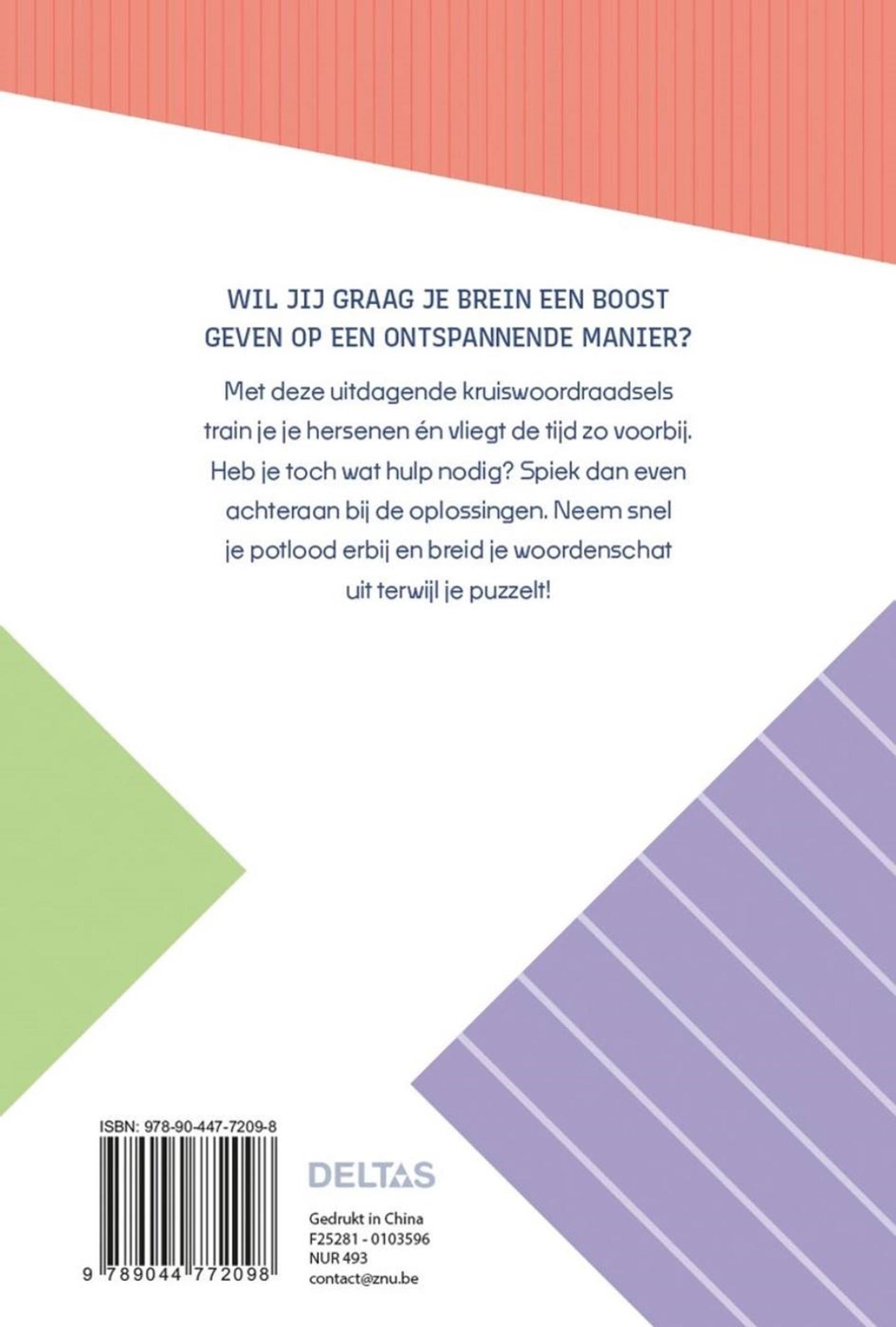 Deltas brain boosters - kruiswoordraadsels