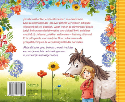 Deltas dol op paarden vriendenboek