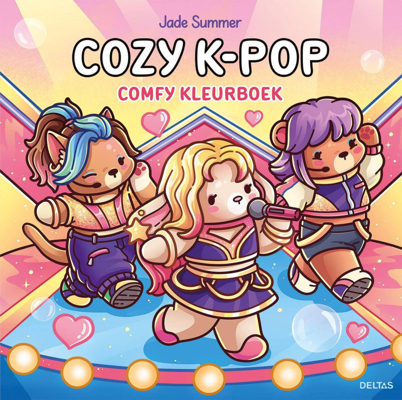 Deltas cozy k-pop comfy kleurboek jade summer