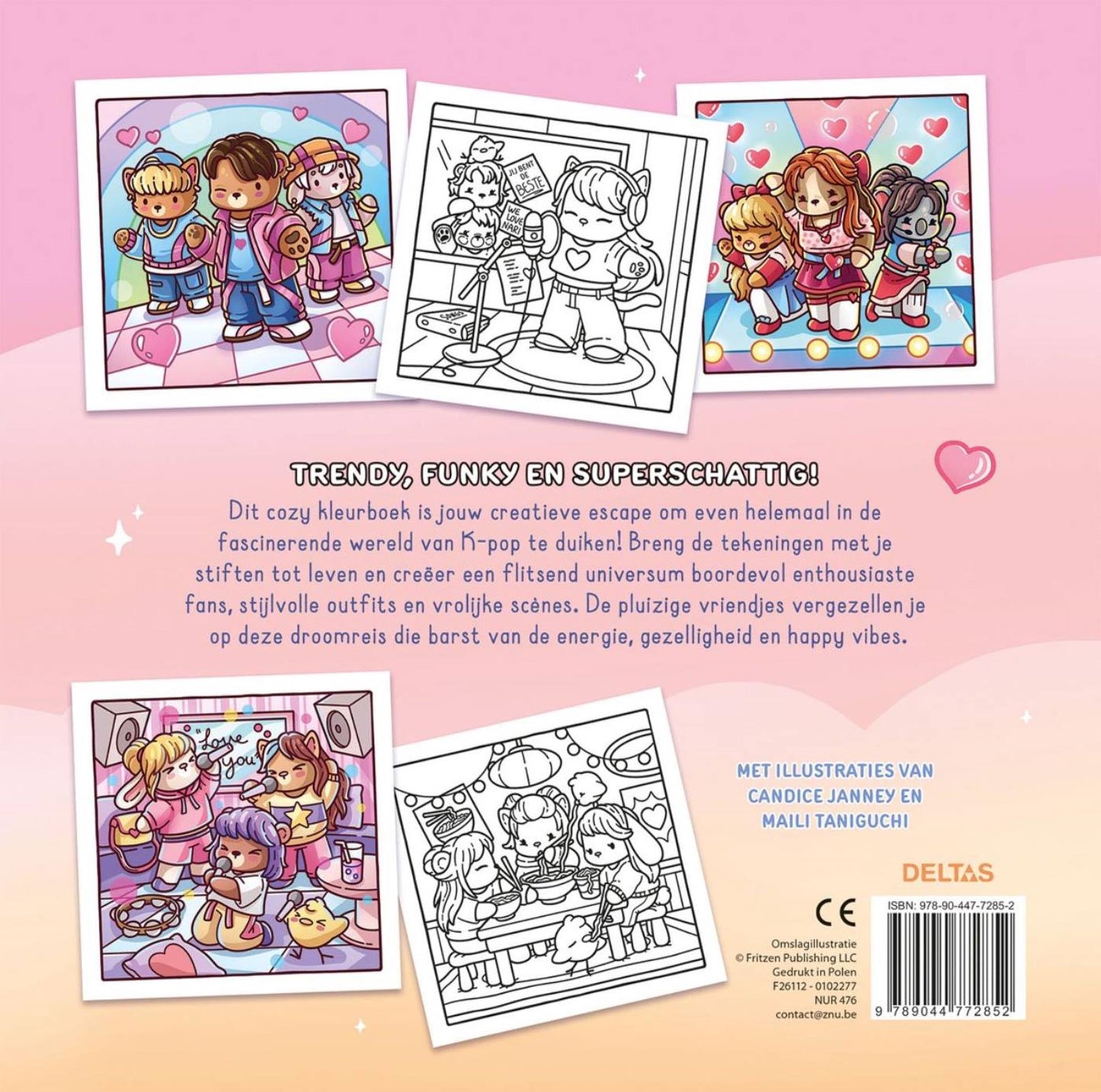 Deltas cozy k-pop - comfy kleurboek jade summer