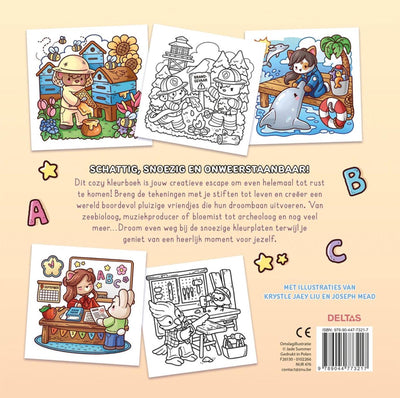 Deltas cozy jobs - comfy kleurboek jade summer