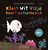 Klein wit visje hoort watermuziek. 2+ - afbeelding 1