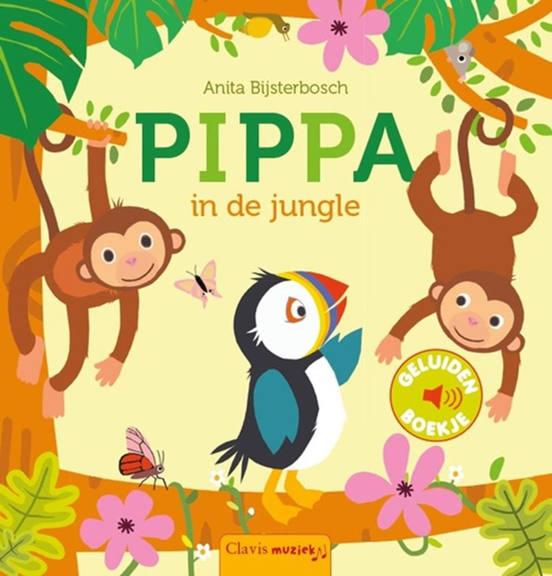 Geluidenboek: pippa, in de jungle. 2+
