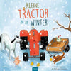 Kleine tractor in de winter. 3+