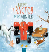 Kleine tractor in de winter. 3+ - afbeelding 1