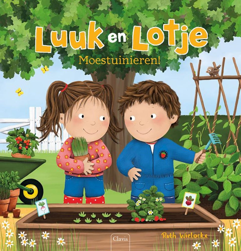 Luuk en lotje. moestuinieren. 2+