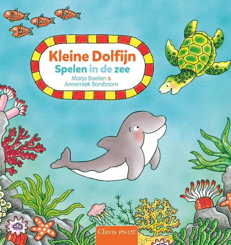 Spelen in de zee. kartonboek. 2+