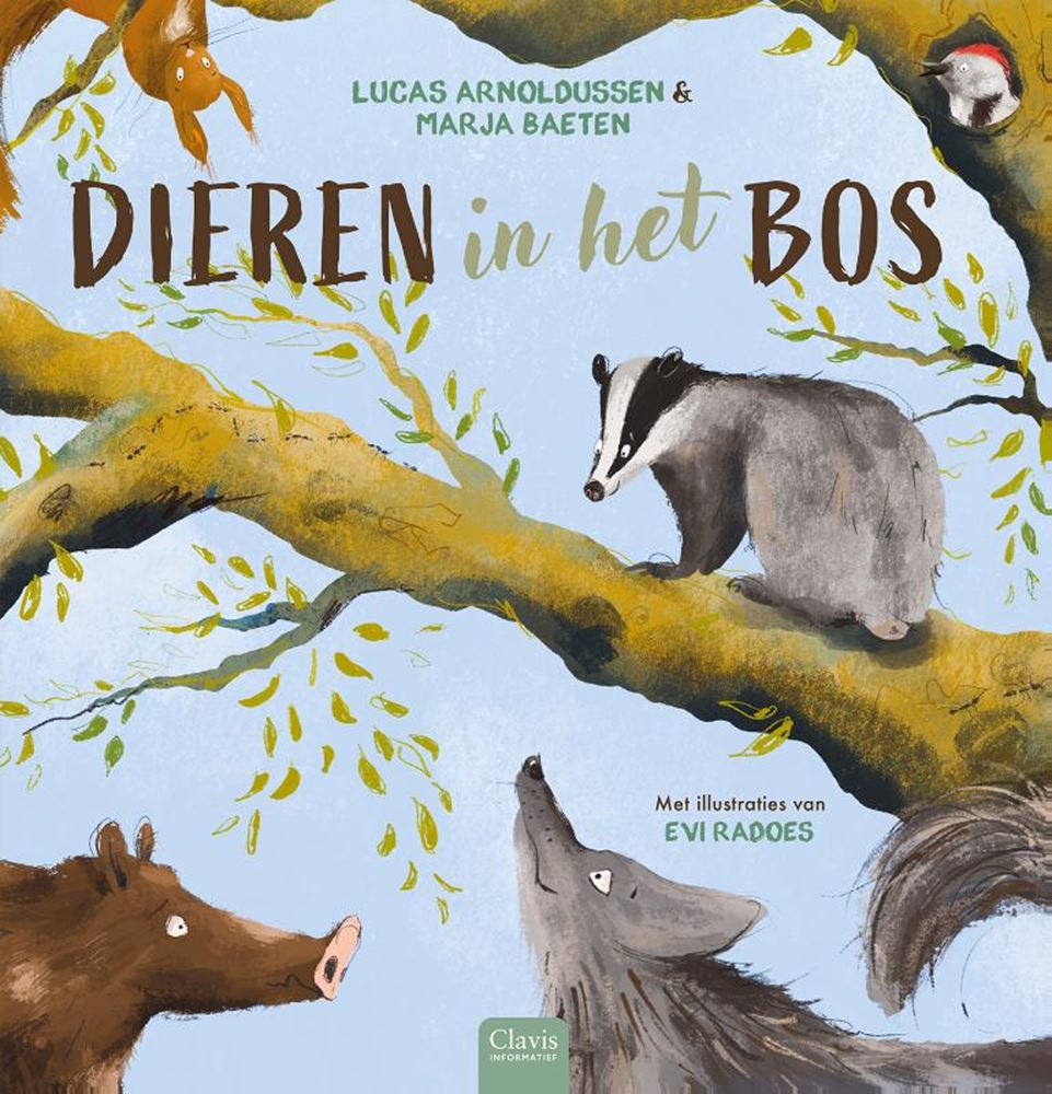 Prentenboek: dieren in het bos. 7+