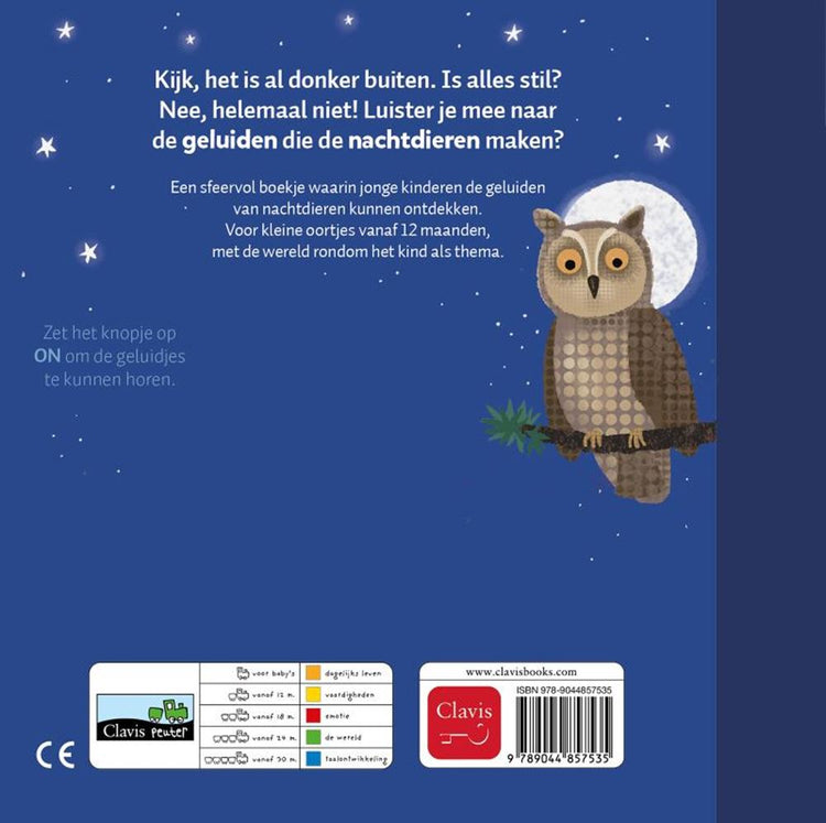 Geluidenboek: nachtdieren. 1+