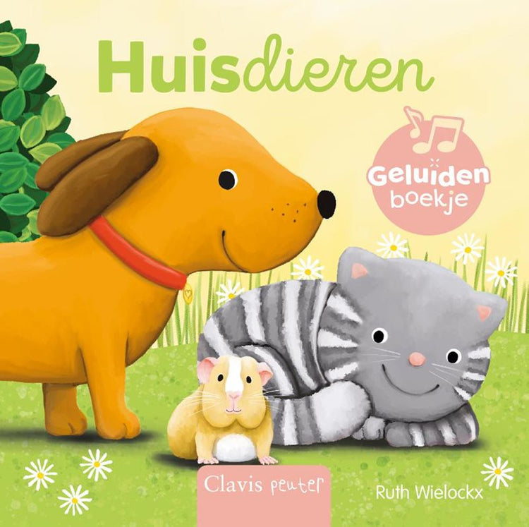 Geluidenboek: huisdieren. 1+