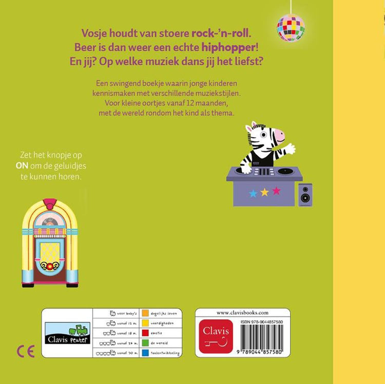 Geluidenboek: dansdeuntjes. 1+