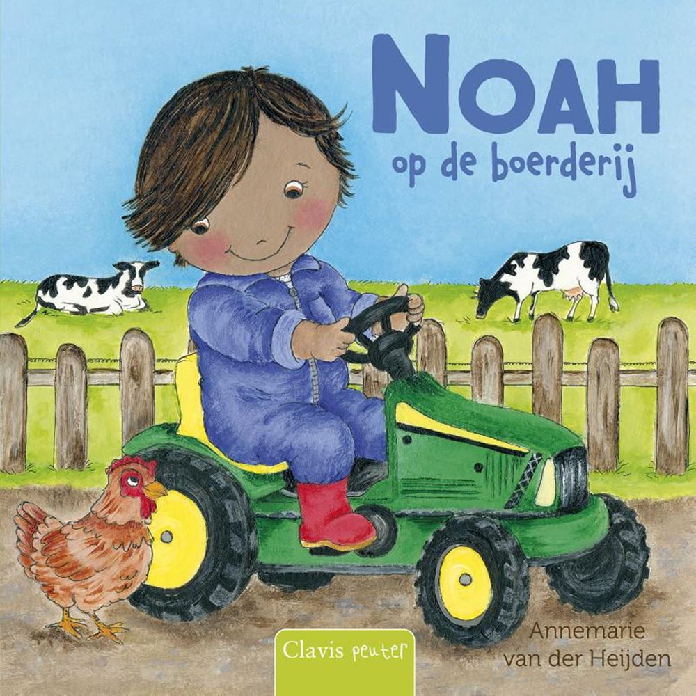 Kartonboek: noah op de boerderij 2+