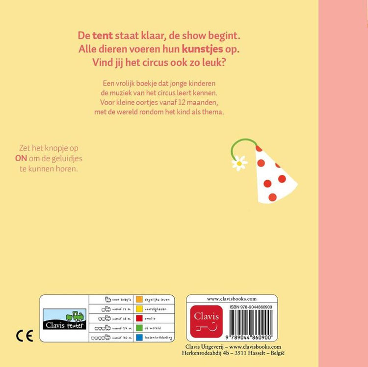 Geluidenboek: circusdeuntjes 2+