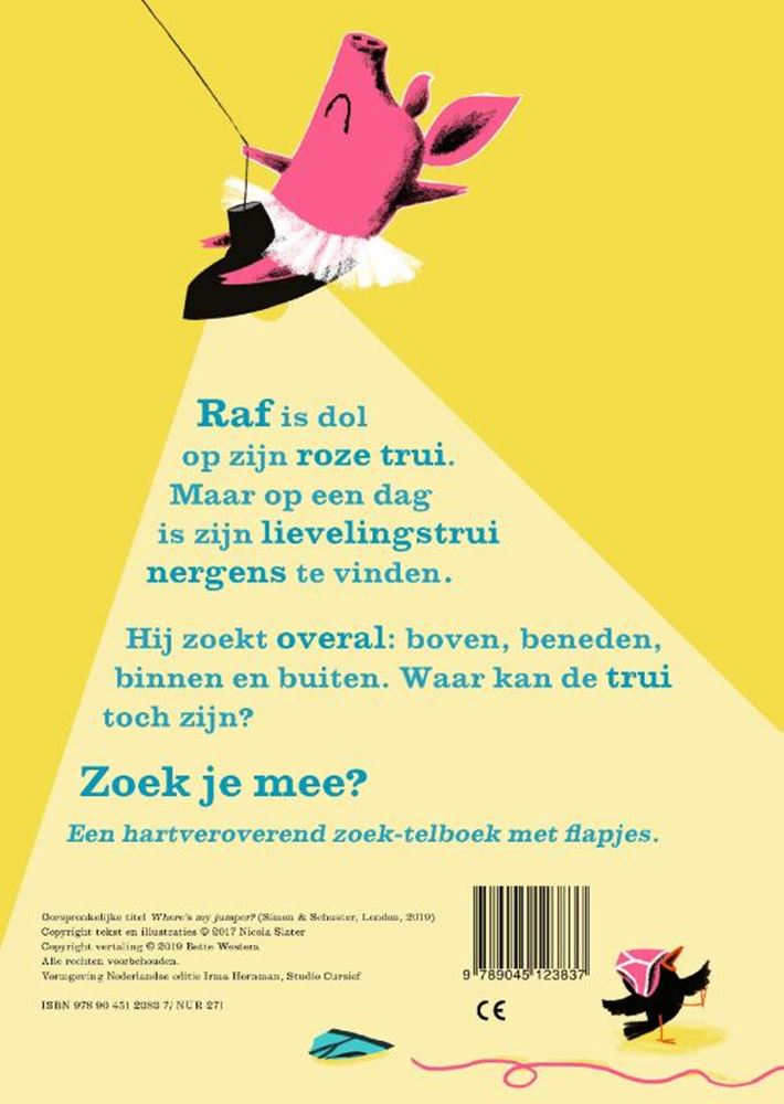Waar is mijn trui (karton). 2+