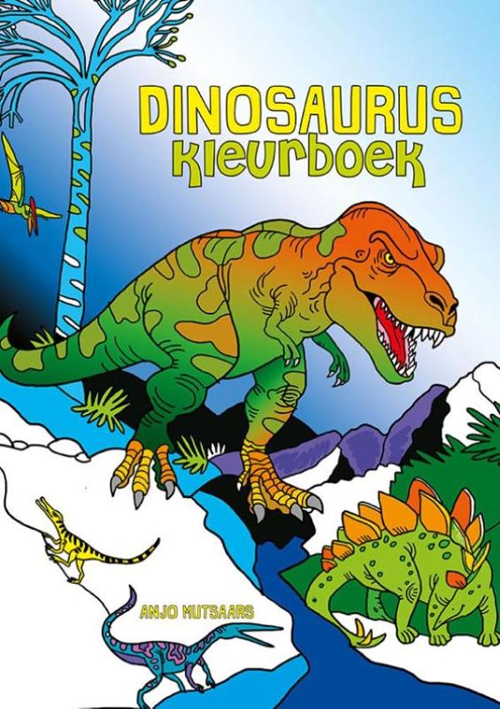 Kleurboek: dinosaurus.