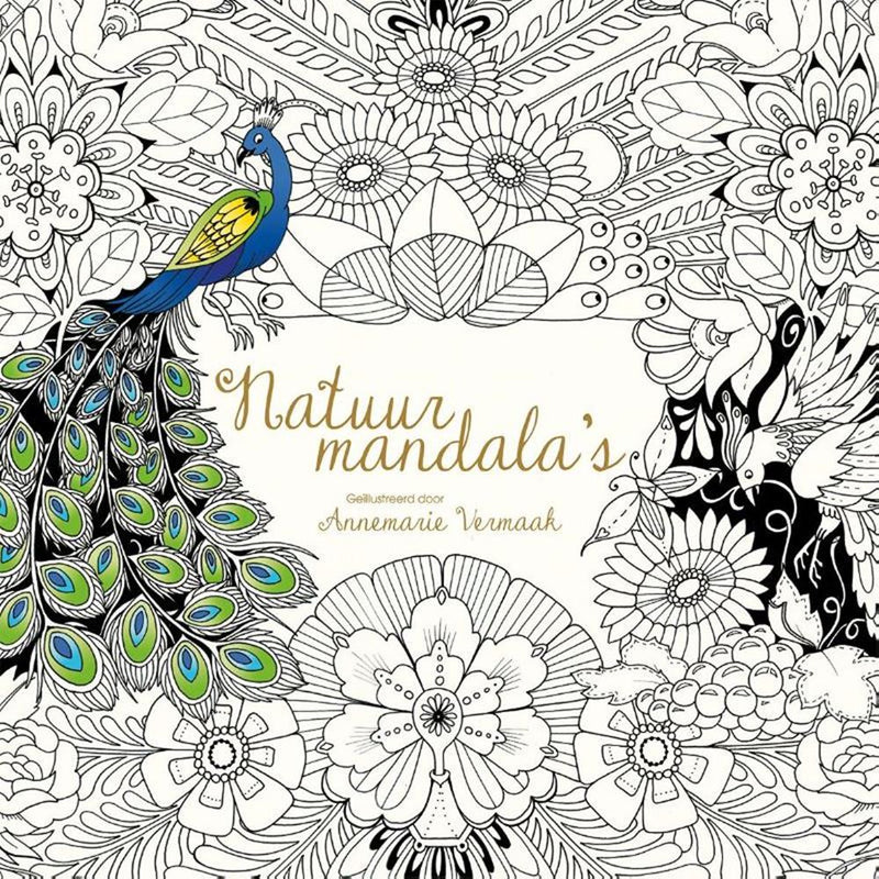 Kleurboek: natuurmandala's.