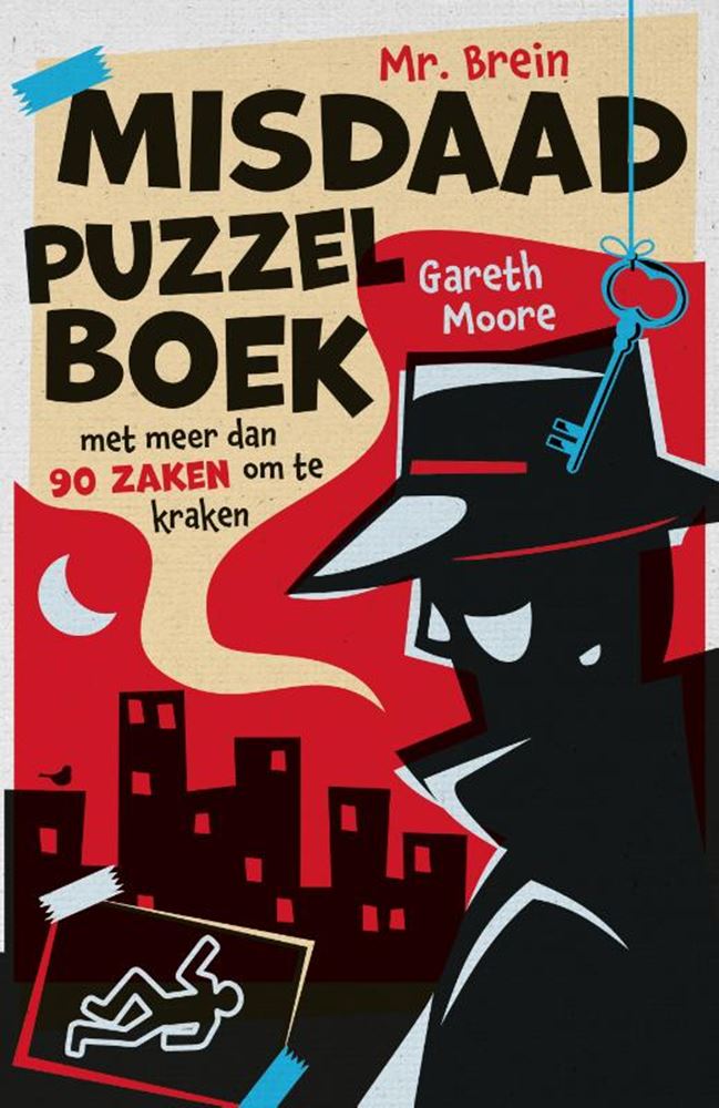 Mr. brein misdaadpuzzelboek volwassene