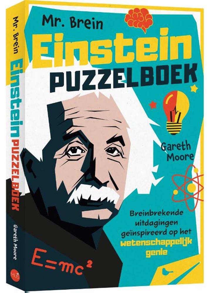 Mr. brein einstein puzzelboek volwassene | 2 stuks