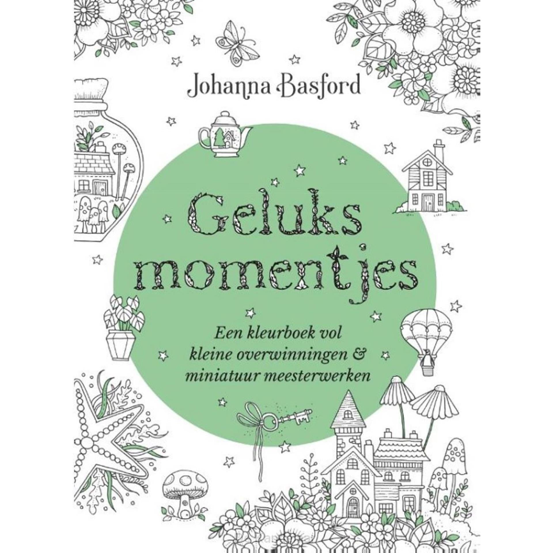 Kluitman johanna basford geluksmomentjes kleurboek
