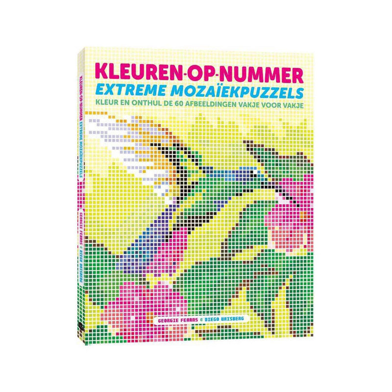 Kluitman kleuren op nummer extreme mozaïekpuzzels
