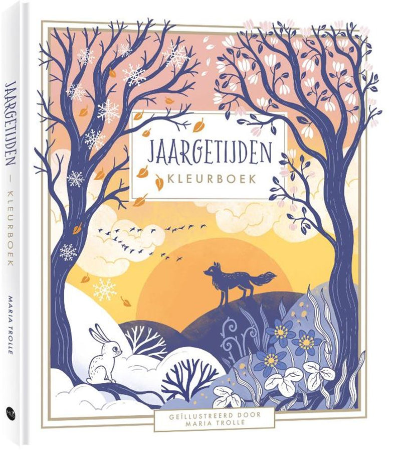 Mus creatief jaargetijden kleurboek - maria trolle - kleurboek voor volwassenen