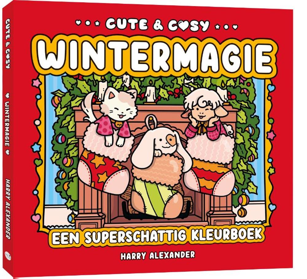 Kleurboek: cute cosy wintermagie
