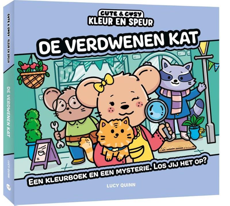 Cute cosy kleur en speur: de verdwenen