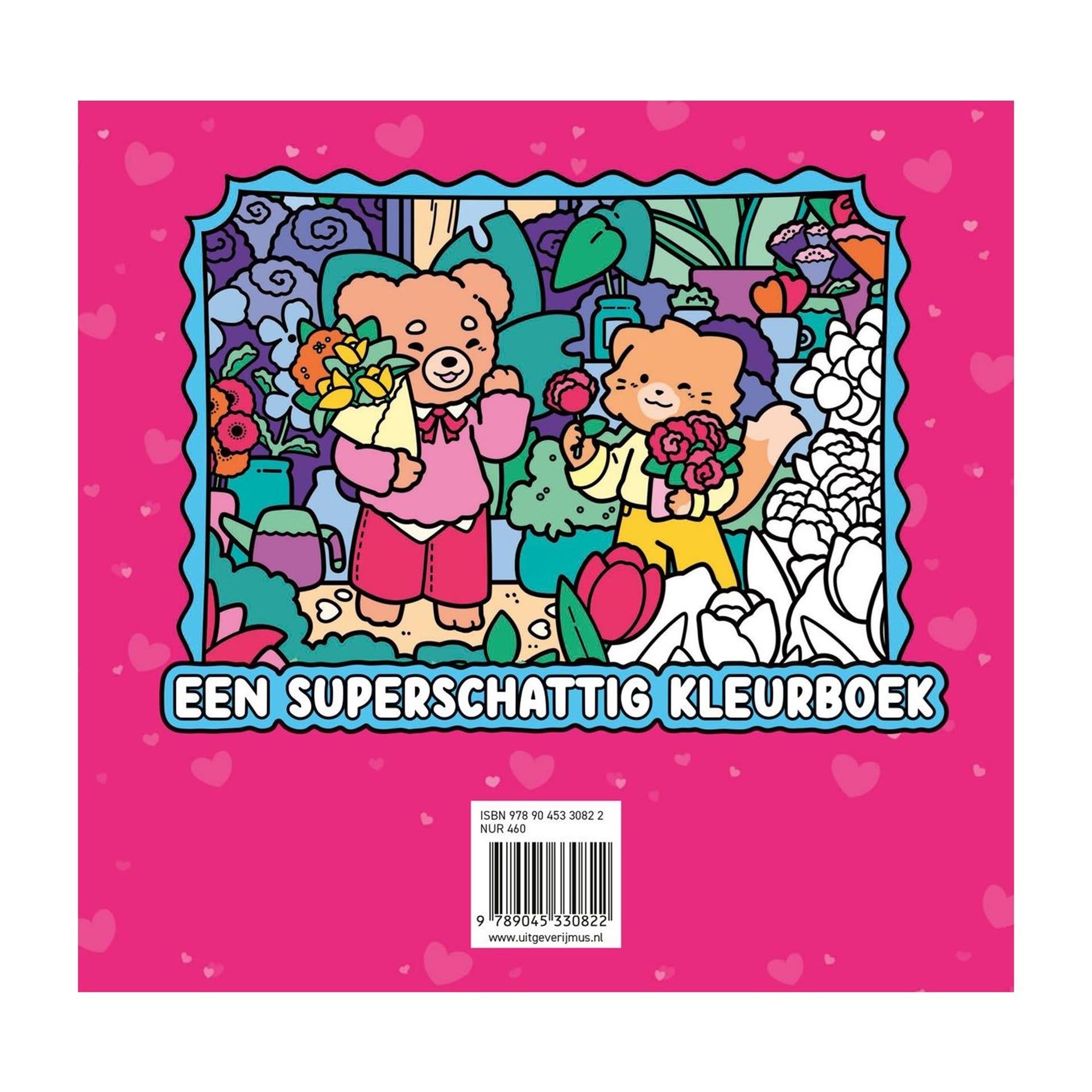 Kluitman cute cosy tortelduifjes kleurboek