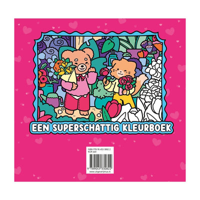 Kluitman cute cosy tortelduifjes kleurboek
