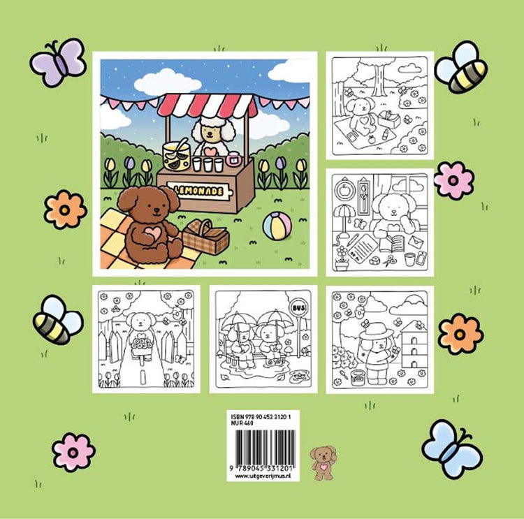 Centraal boekhuis kokoro spring - kleurboek